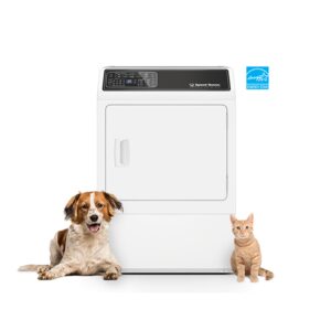 Speed Queen DF7 Sanitizing White Electric Dryer with Front Control | Pet Plus™ | Steam | Over-Dry Protection Technology  (DF7000WE)