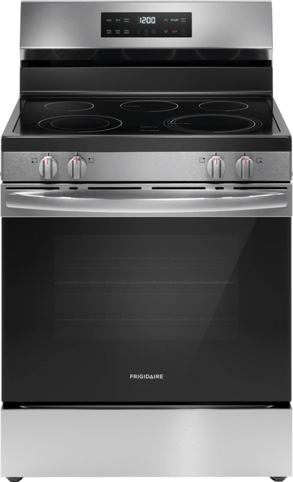 Frigidaire 30" Electric Range with Steam Clean (FCRE3062AS)