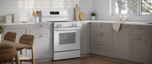 Frigidaire 30" Electric Range with Steam Clean (FCRE3062AW)