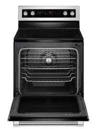 Maytag 30 in Wide Electric Range with True Convection and Power Preheat 6.4 Cu Ft (MER8800FZ)