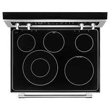 Maytag 30 in Wide Electric Range with True Convection and Power Preheat 6.4 Cu Ft (MER8800FZ)