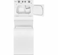 Whirlpool 3.5 cu.ft Electric Stacked Laundry Center 9 Wash cycles and AutoDry (WET4027HW)