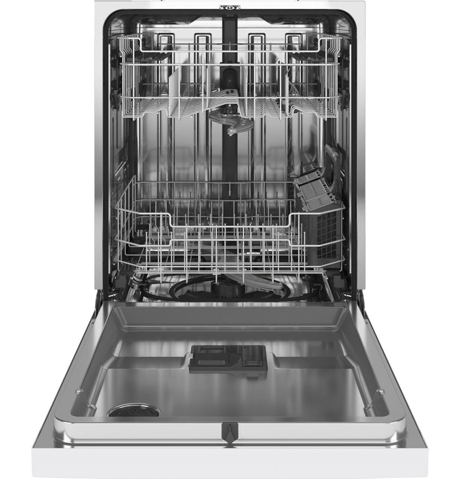 G.E. Top Control with Stainless Steel Interior Dishwasher with Sanitize Cycle & Dry Boost with Fan Assist (GDT645SGNWW)