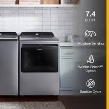 Whirlpool 7.4 cu. ft. Top Load Electric Dryer with Intuitive Controls (WED5100HC)