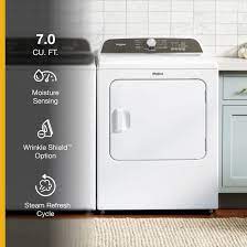 Whirlpool Top Load Electric Dryer with Moisture Sensor 7.0 Cu. Ft. (WED6150PW)